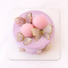Blue Butterfly Chocolate Buttercake 0.5lb - Standard