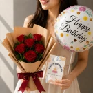 Combo HBD My Darling - 6 Roses