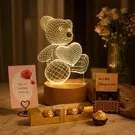 Combo Teddy Lamp Love 4