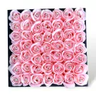 Black Pink Diamond Box - Pink Roses