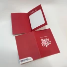 Red "I Truly Love You" card, open, with a blank space for a message and "Reasons why I love you" text.