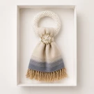 Ivory Malai Thai Silk Scarf