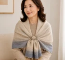 Ivory Malai Thai Silk Scarf
