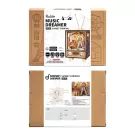 Rolife Music Dreamer Sunset Carnival 3D wooden puzzle music box in TV shape.