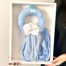Vintage Blue Scarf Malai - Standard
