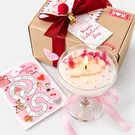 Customizable Hidden Message Flower Candle 5