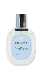 Polly's Twilight Kiss Eau de Parfum 30 mL fragrance bottle with a light blue label.