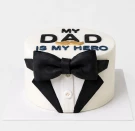 Classic Tuxedo Chocolate Cake (0.5 lb)