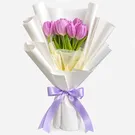 Purple Tulips Bouquet 4