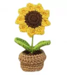 Crochet Sunny Pot