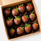 Chocolate Covered Strawberries Box 12 pieces 2