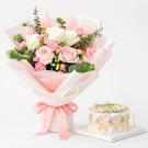 Combo Pinky Happy Birthday - 1 lb maiko cake