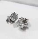 0.5-Carat Solitaire Round-Cut Moissanite Diamond Earrings - 0.5-Carat Solitaire Round-Cut Moissanite Diamond Earrings