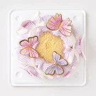 Purple Butterfly Chocolate Buttercake 0.5lb - 0.5lb