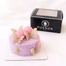 Blue Butterfly Chocolate Buttercake 0.5lb - Standard