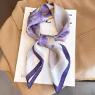 Elegant Purple Scarf Malai - Standard