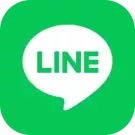 LINE logo on a green background