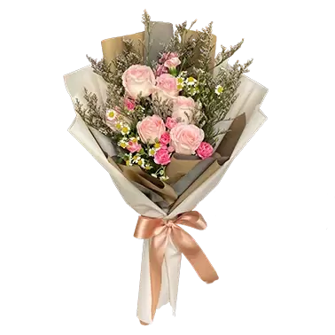 Pink Rose Bouquet