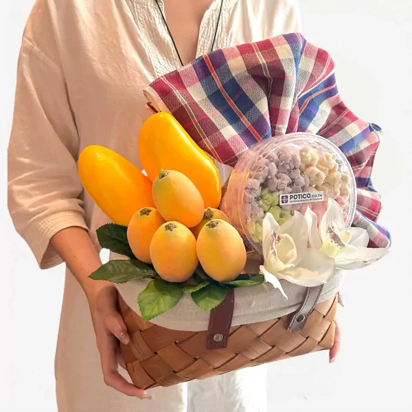 Songkran Floral Scent Gift Basket - Standard