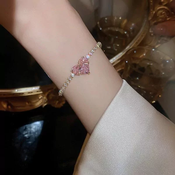Crystal Heart Bracelet - Crystal Heart Bracelet