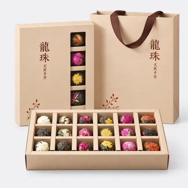 Floral Pu-erh Tea Pearls Gift Set 1