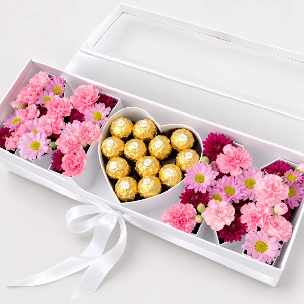 Pink Mom Box with Ferreros - Standard