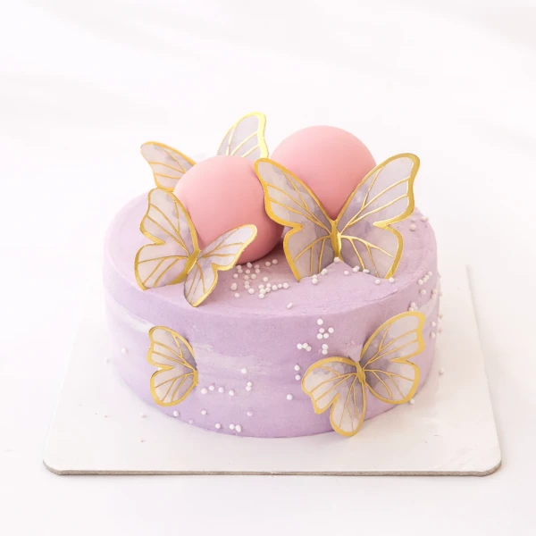 Blue Butterfly Chocolate Buttercake 0.5lb - Standard