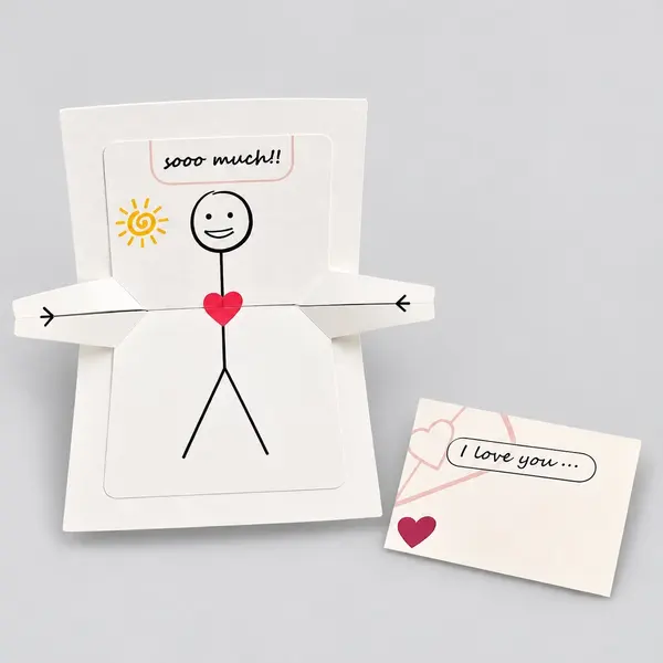 Hug Pop-Up Card I Love You Sooo Much - Standard