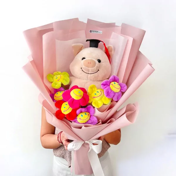 Piggy Doll Bouquet - Standard