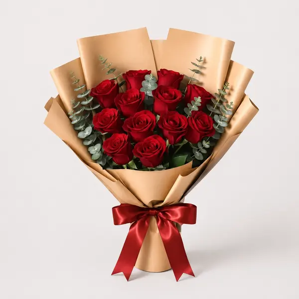 Beautiful You - 12 Red Roses - Standard