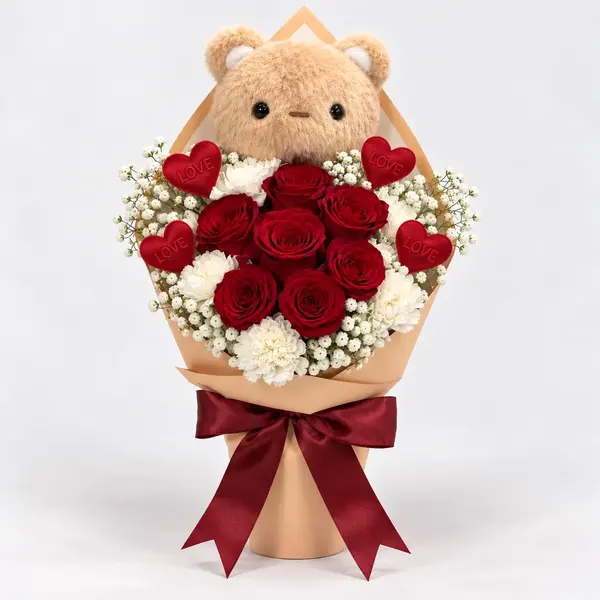 Bear Hugs Bouquet 1