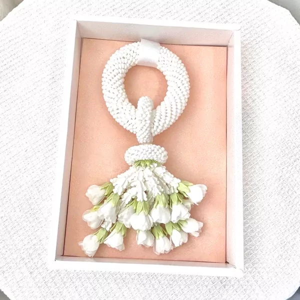 White Artificial Garland - Standard