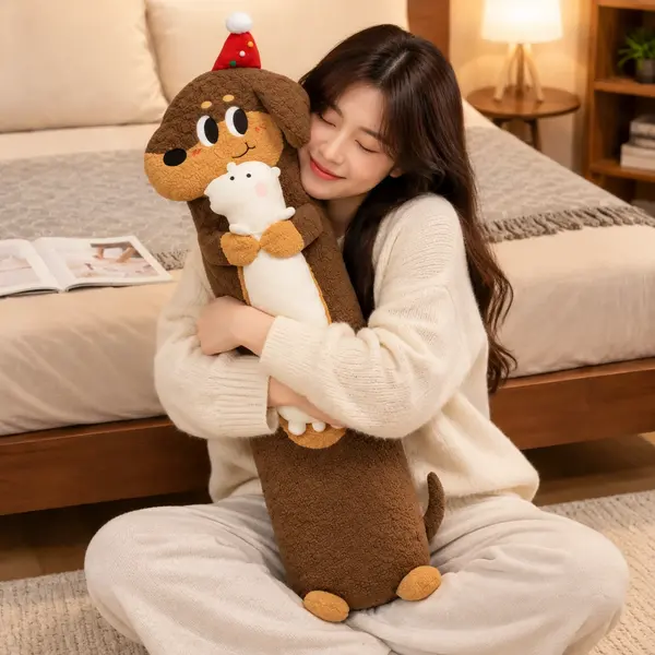 Cozy Dachshund Hug 2