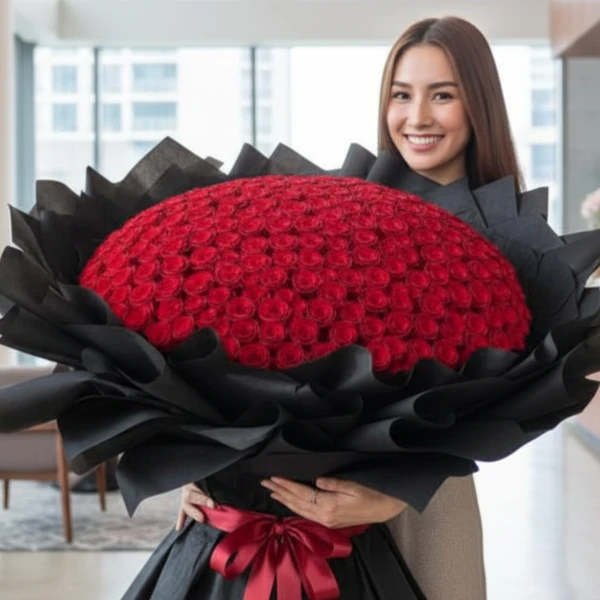 520 Roses I Love You So - Black