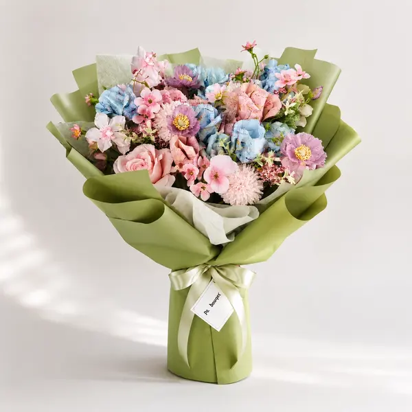 Mix Blooms Money Bouquet 3