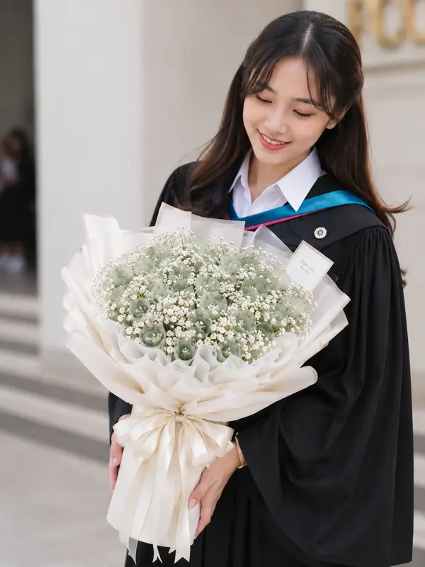 1000THB Delicate Green Money Bouquet 2