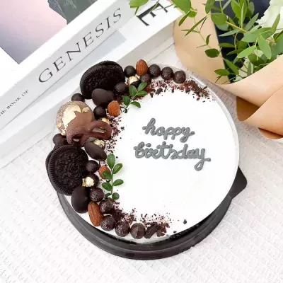 Choco Cake with Fresh Milk Cream 1lb - 0.5lb