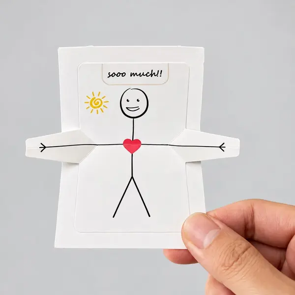 Hug Pop-Up Card I Love You Sooo Much - Standard