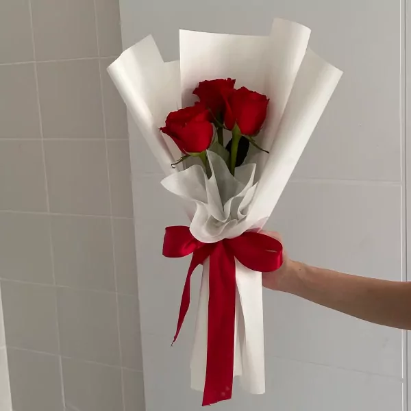 3 Red Roses - 3 red roses