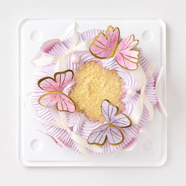 Purple Butterfly Chocolate Buttercake 0.5lb - 0.5lb