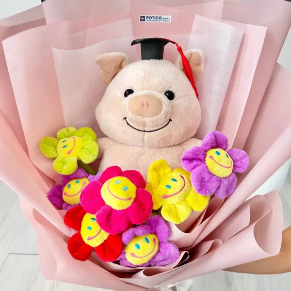 Piggy Doll Bouquet - Standard