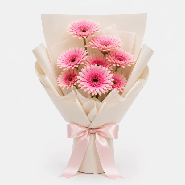 pink gerbera bouquet