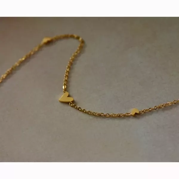 Titanium Steel Heart Necklace - Steel Dainty Heart Necklace