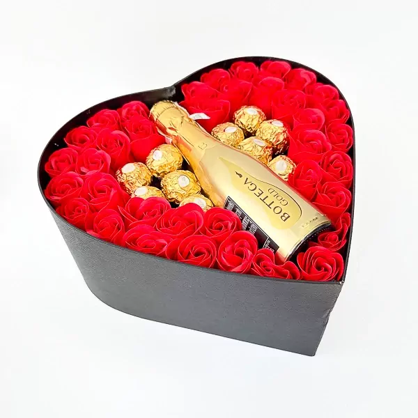 Champagne Blush Heartful Roses - Champagne Blush