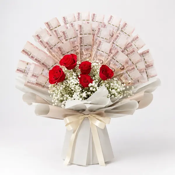 30,000THB Valentine Money Bouquet 4