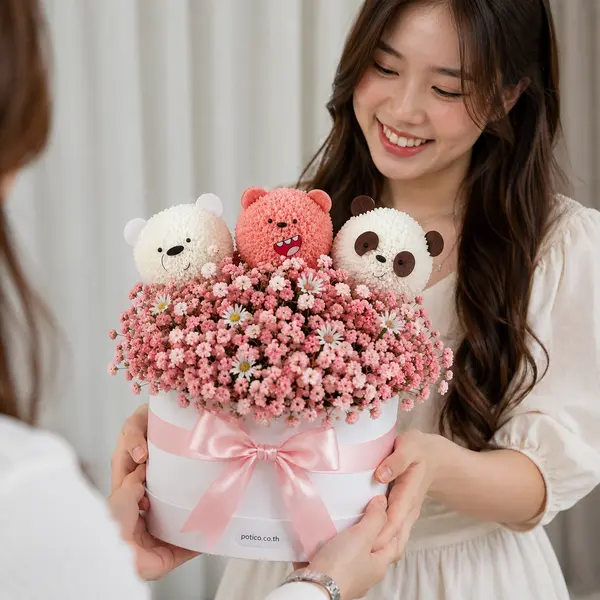 Trio Bear Blossoms Box 3