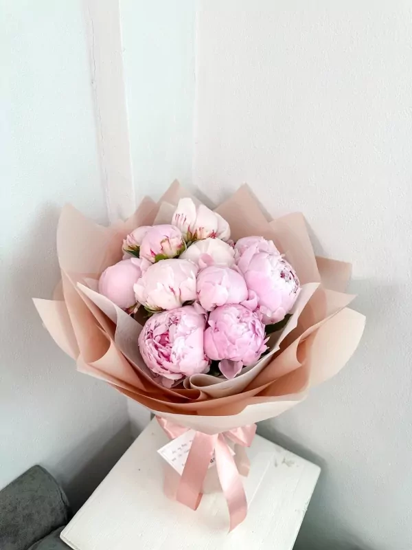 15 Peony Bouquet - 15 Peonies