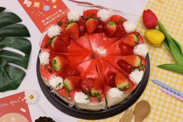 A Strawberry Cake
