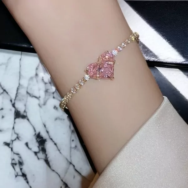 Crystal Heart Bracelet - Crystal Heart Bracelet