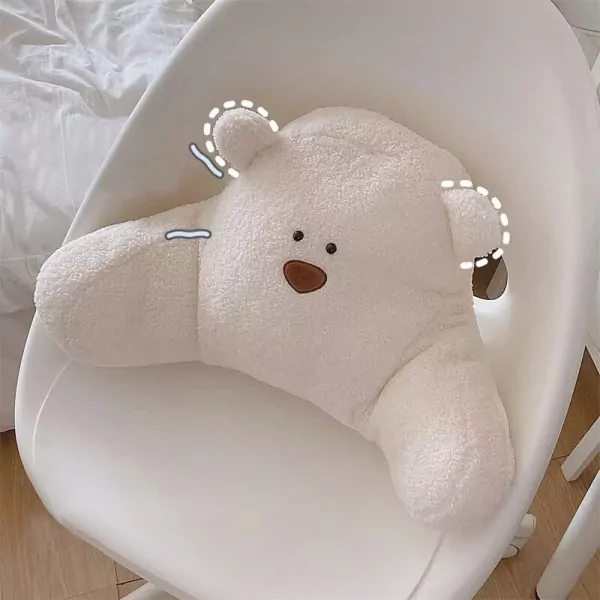 Snowy Bear Backrest Pillow